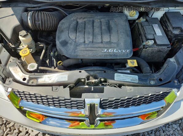 2C4RDGCG5KR521298 2019 DODGE GRAND Белый Вид подкапотного пространства