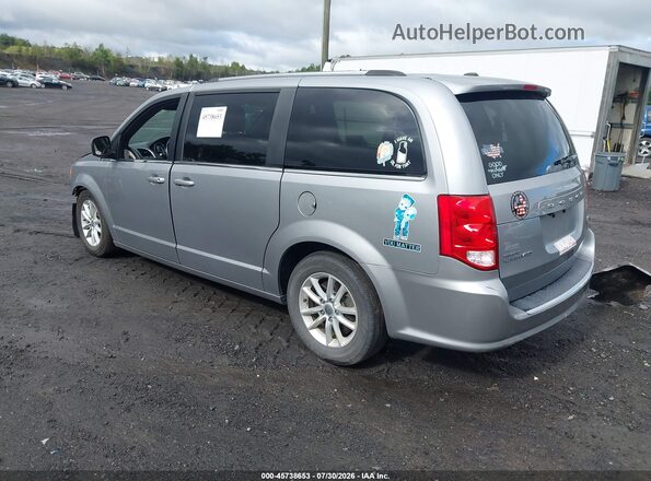 2C4RDGCG5KR696568 2019 DODGE GRAND CARAVAN Silver Tył lewy
