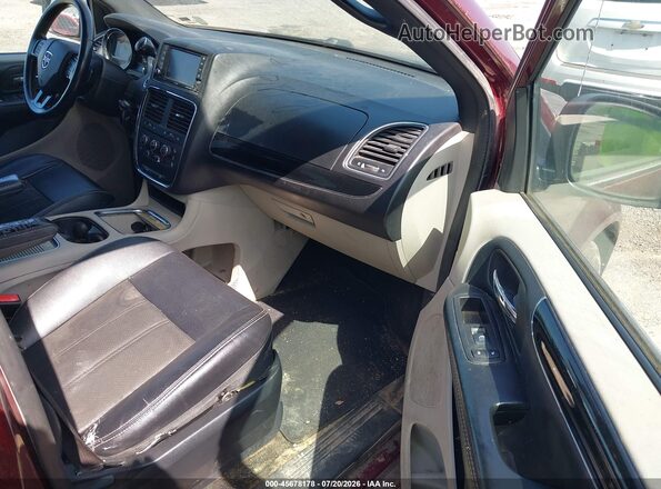 2C4RDGCG5LR177845 2020 DODGE GRAND CARAVAN Maroon წინა სალონის ხედი