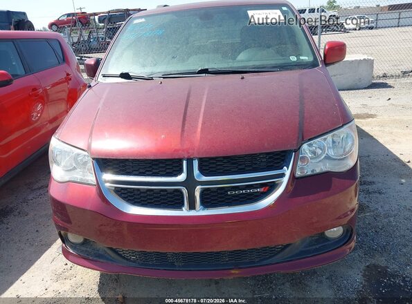 2C4RDGCG5LR177845 2020 DODGE GRAND CARAVAN Maroon ხელსაწყოთა პანელის ხედი
