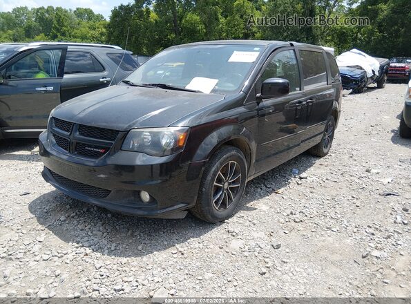 2C4RDGCG6GR108426 2016 DODGE GRAND CARAVAN Black წინა მარცხენა ხედი სამი მეოთხედიდან