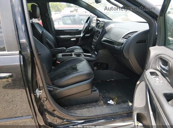 2C4RDGCG6GR108426 2016 DODGE GRAND CARAVAN Black წინა სალონის ხედი