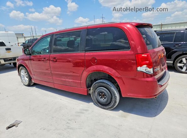2C4RDGCG6GR265096 2016 DODGE GRAND Red Задня ліва чверть