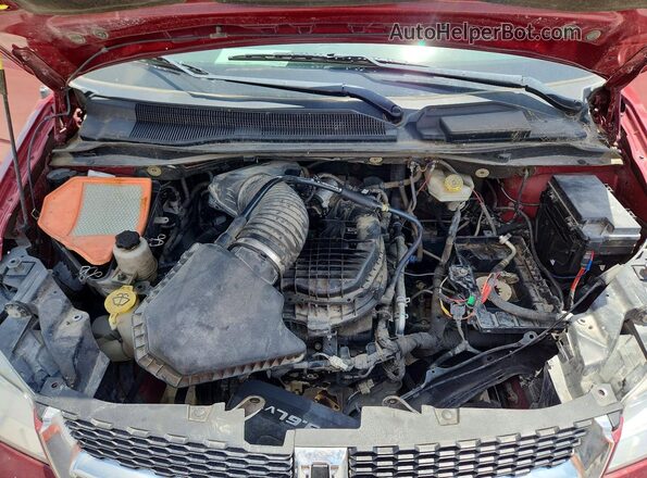 2C4RDGCG6GR265096 2016 DODGE GRAND Red Вид підкапотного простору