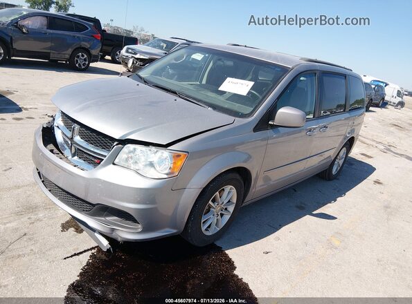 2C4RDGCG6GR327533 2016 DODGE GRAND CARAVAN Серебряный Передняя левая четверть