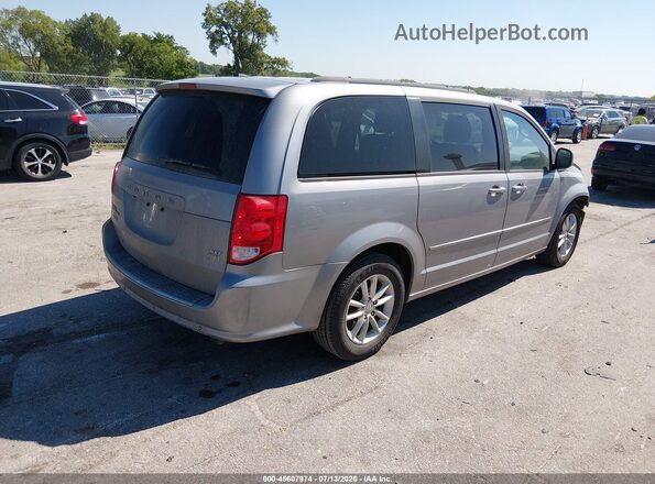2C4RDGCG6GR327533 2016 DODGE GRAND CARAVAN Серебряный Задняя правая четверть