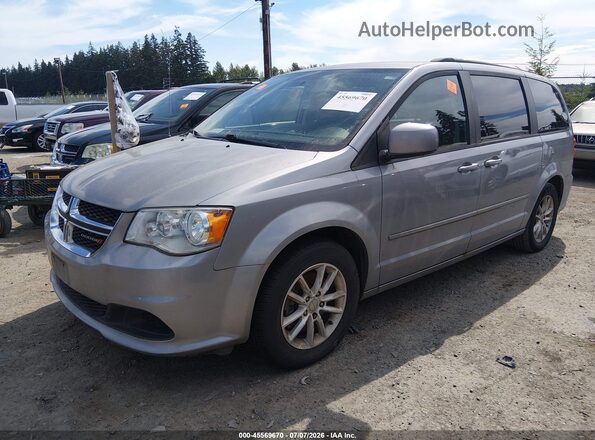 2C4RDGCG6GR329928 2016 DODGE GRAND CARAVAN Silver Առջևի ձախ երեք քառորդ տեսարան