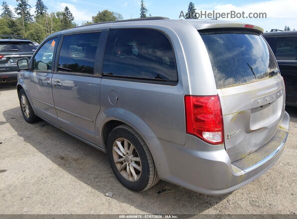 2C4RDGCG6GR329928 2016 DODGE GRAND CARAVAN Silver Հետևի ձախ