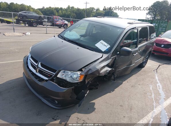 2C4RDGCG6HR599680 2017 DODGE GRAND CARAVAN Gray Vista tres cuartos delantera izquierda