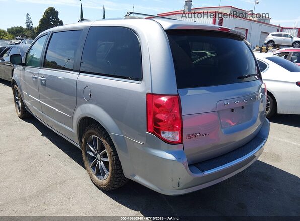 2C4RDGCG6HR603937 2017 DODGE GRAND CARAVAN Silver Rear left
