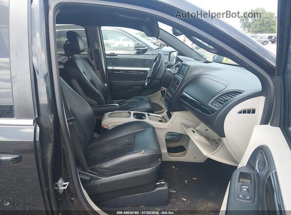 2C4RDGCG6HR755197 2017 DODGE GRAND CARAVAN Black Vista interior delantera