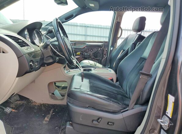 2C4RDGCG6HR817889 2017 DODGE GRAND Gray Вид салону спереду