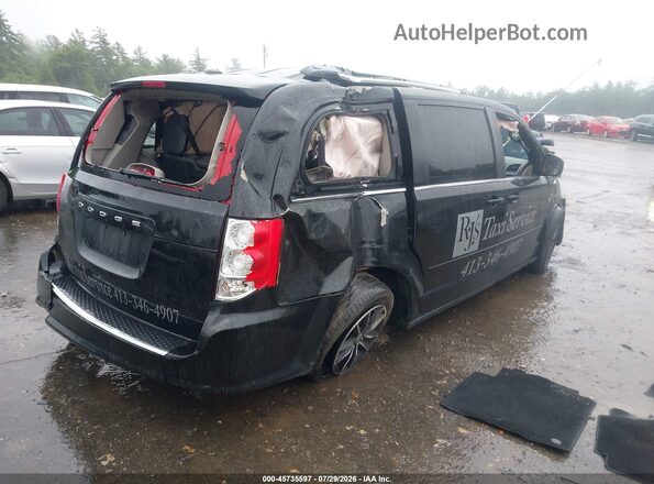 2C4RDGCG6HR848155 2017 DODGE GRAND CARAVAN Black Tył prawy