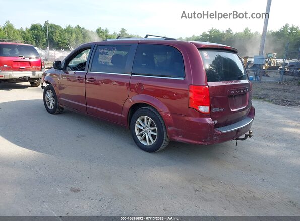 2C4RDGCG6JR266675 2018 DODGE GRAND CARAVAN Темно-бордовый Задняя левая четверть