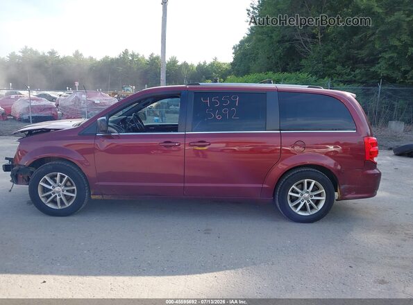 2C4RDGCG6JR266675 2018 DODGE GRAND CARAVAN Темно-бордовый Панорамный вид салона 360°