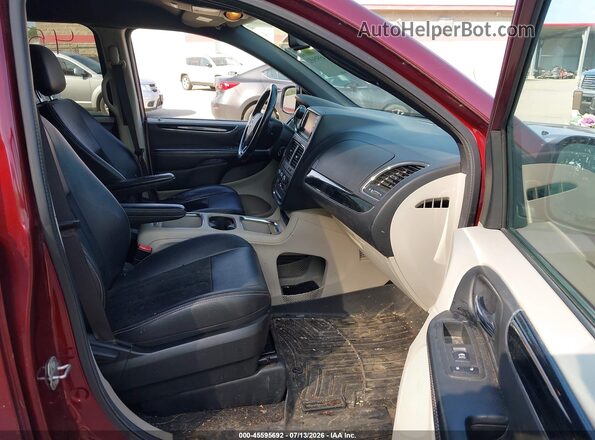 2C4RDGCG6JR266675 2018 DODGE GRAND CARAVAN Темно-бордовый Вид салона спереди