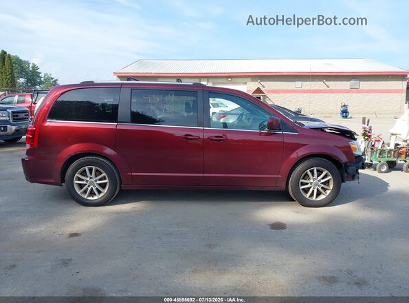 2C4RDGCG6JR266675 2018 DODGE GRAND CARAVAN Темно-бордовый Вид задней части салона