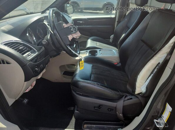 2C4RDGCG6KR774484 2019 DODGE GRAND Gray Vista interior delantera