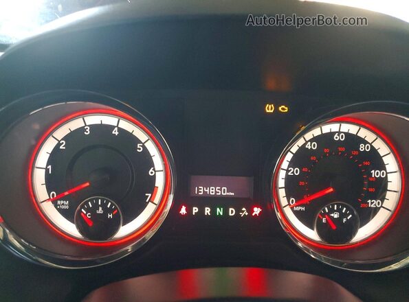 2C4RDGCG6LR252701 2020 DODGE GRAND Red Instrument cluster view