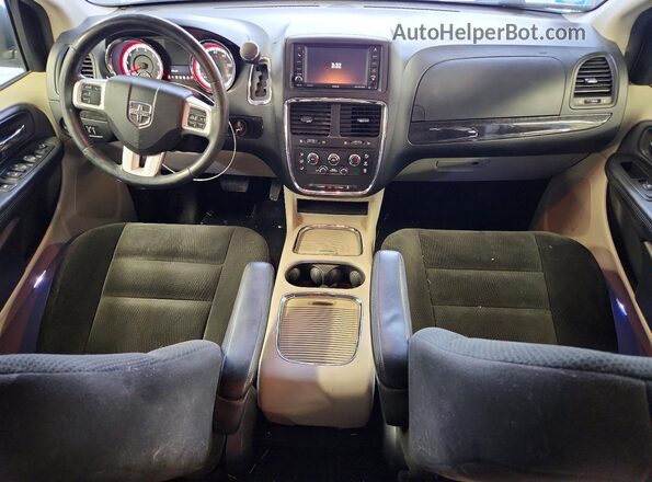 2C4RDGCG7GR131472 2016 DODGE GRAND Silver Vista del salpicadero
