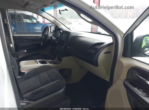 2C4RDGCG7GR225481 2016 DODGE GRAND CARAVAN White Widok wnętrza z przodu