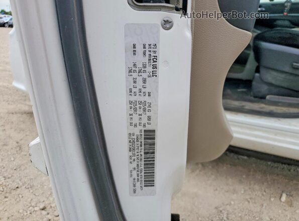 2C4RDGCG7GR311972 2016 DODGE GRAND Белый Вид наклейки с VIN-кодом