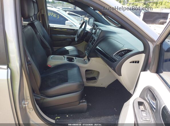 2C4RDGCG7GR349086 2016 DODGE GRAND CARAVAN Silver Widok wnętrza z przodu