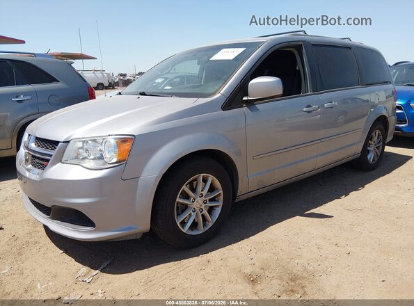 2C4RDGCG7GR375591 2016 DODGE GRAND CARAVAN Silver Передня ліва чверть