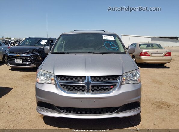 2C4RDGCG7GR375591 2016 DODGE GRAND CARAVAN Silver Вид спереду