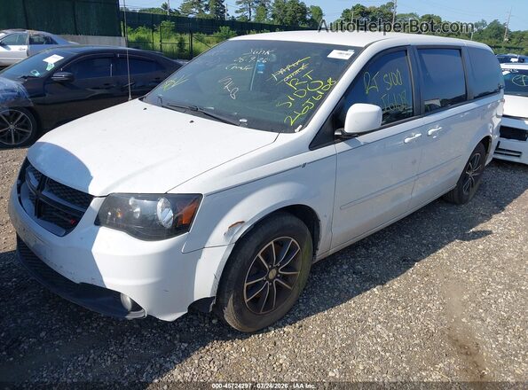 2C4RDGCG7GR383612 2016 DODGE GRAND CARAVAN White Vista tres cuartos delantera izquierda