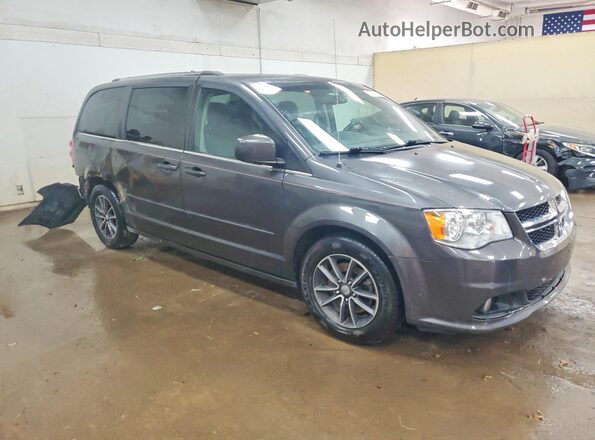 2C4RDGCG7HR545577 2017 DODGE GRAND Gray Front right