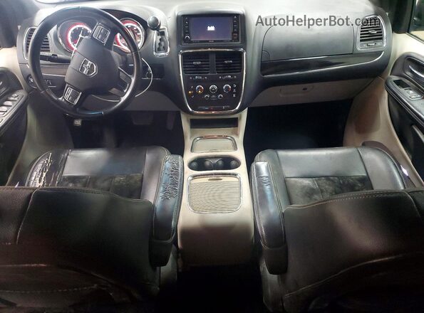 2C4RDGCG7HR545577 2017 DODGE GRAND Gray Dashboard view