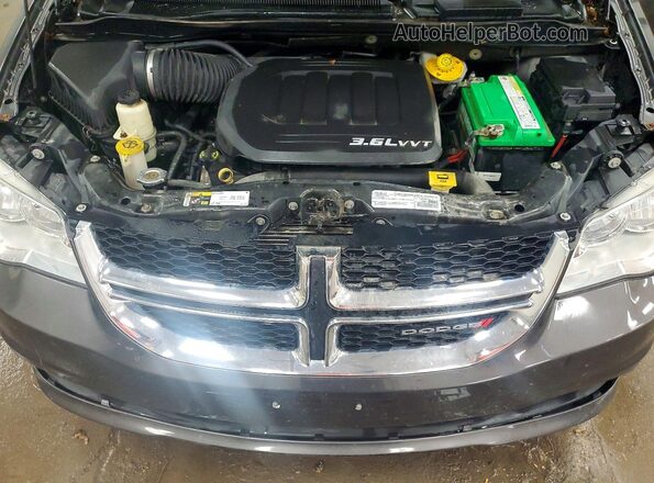 2C4RDGCG7HR545577 2017 DODGE GRAND Gray Engine compartment view