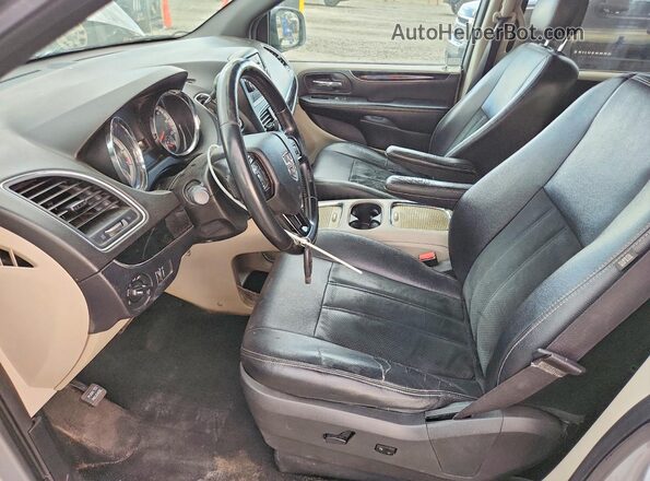 2C4RDGCG7HR546888 2017 DODGE GRAND Gray Vista interior delantera