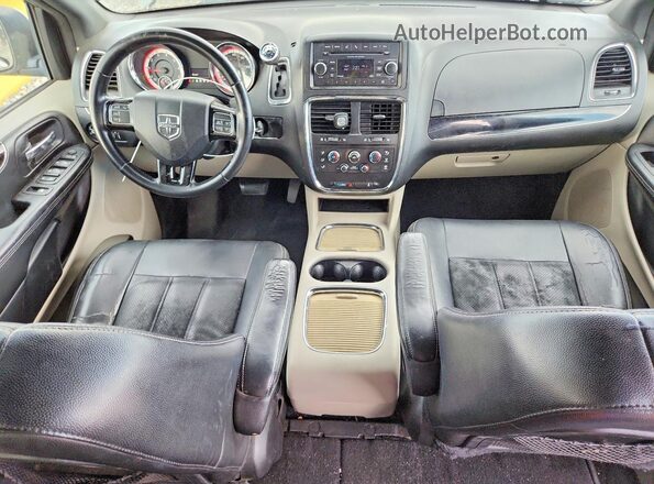 2C4RDGCG7HR546888 2017 DODGE GRAND Gray Vista del salpicadero