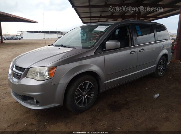 2C4RDGCG7HR546907 2017 DODGE GRAND CARAVAN Gray Առջևի ձախ երեք քառորդ տեսարան