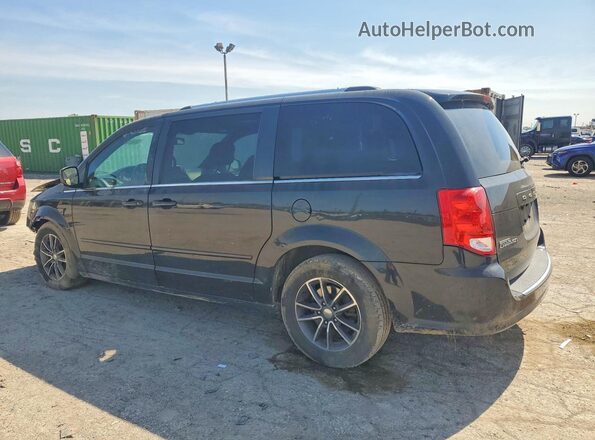 2C4RDGCG7HR649874 2017 DODGE GRAND Black Задня ліва чверть