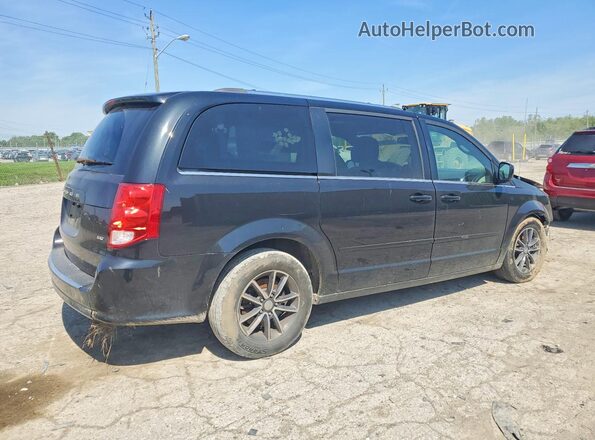 2C4RDGCG7HR649874 2017 DODGE GRAND Black Задня права чверть