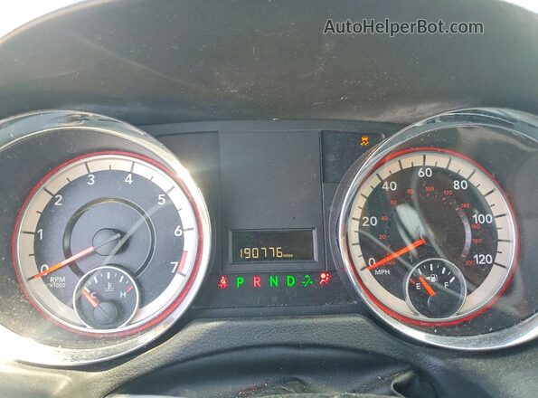 2C4RDGCG7HR649874 2017 DODGE GRAND Black Вид щитка приладів