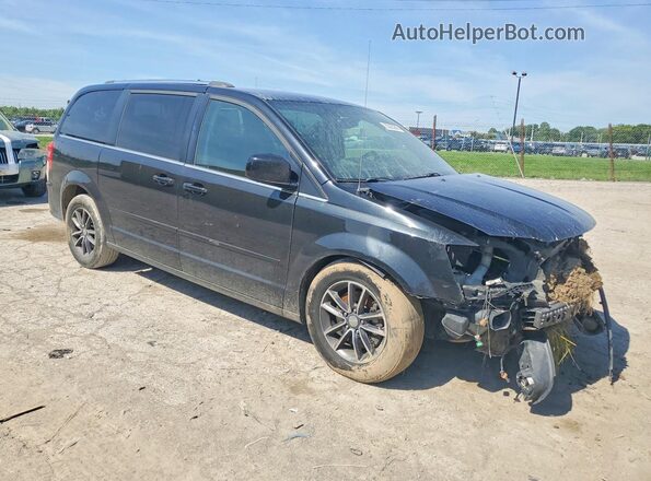 2C4RDGCG7HR649874 2017 DODGE GRAND Black Передня права чверть