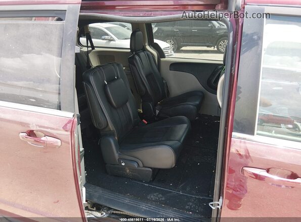 2C4RDGCG7JR134105 2018 DODGE GRAND CARAVAN Red VIN կոդի պիտակի տեսք