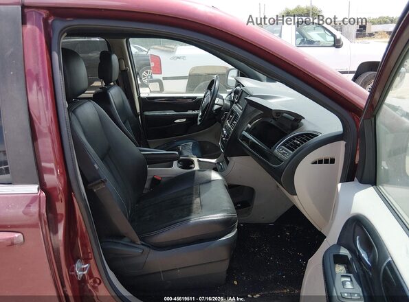 2C4RDGCG7JR134105 2018 DODGE GRAND CARAVAN Red Սալոնի դիմացի տեսք