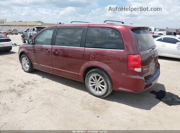 2C4RDGCG7JR134105 2018 DODGE GRAND CARAVAN Red Հետևի ձախ