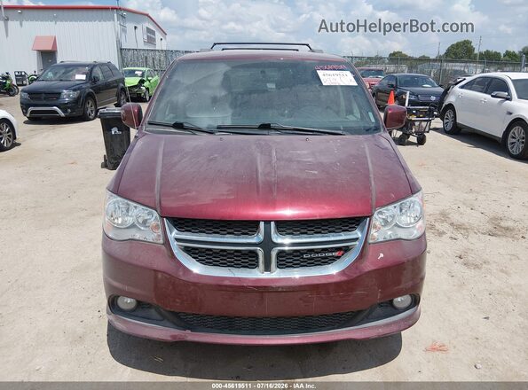 2C4RDGCG7JR134105 2018 DODGE GRAND CARAVAN Red Սարքավորումների վահանակի տեսք