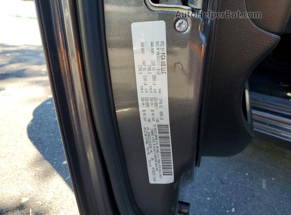2C4RDGCG7JR191534 2018 DODGE GRAND Gray VIN sticker view