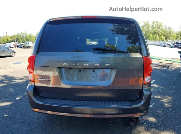 2C4RDGCG7JR191534 2018 DODGE GRAND Gray Rear view