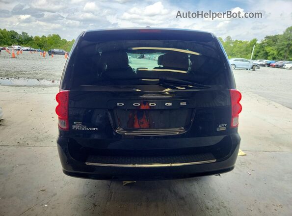 2C4RDGCG7JR203391 2018 DODGE GRAND Black Widok z tyłu