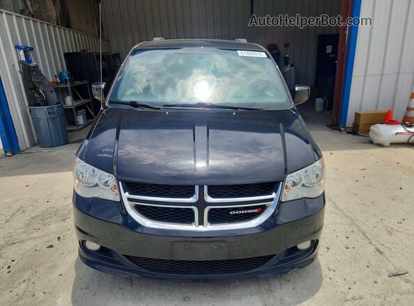 2C4RDGCG7JR203391 2018 DODGE GRAND Black Widok z przodu
