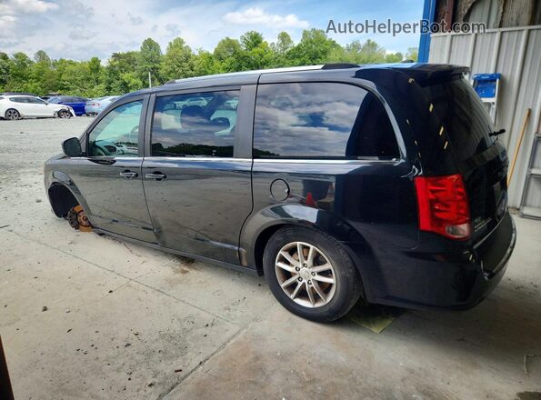 2C4RDGCG7JR203391 2018 DODGE GRAND Black Tył lewy