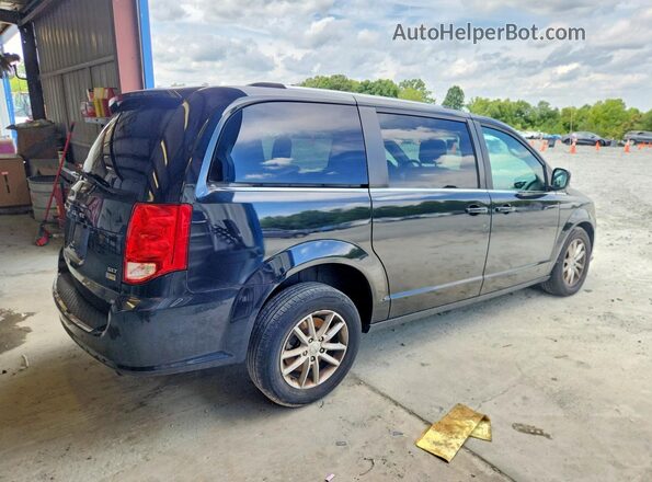 2C4RDGCG7JR203391 2018 DODGE GRAND Black Tył prawy